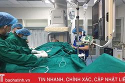 Hơn 40 bệnh nhân tim mạch được BVĐK Hà Tĩnh điều trị bằng kỹ thuật tiên tiến nhất hiện nay