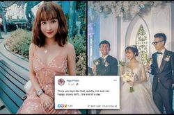 Dân mạng 'soi' các status tâm trạng và đầy ẩn ý của vợ hai Minh Nhựa vào thời điểm tổ chức đám cưới Joyce Phạm