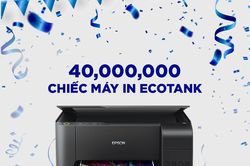 Epson cán mốc 40 triệu chiếc máy in phun được bán ra trên toàn cầu