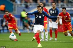 Griezmann đá hỏng 11m, Pháp vẫn thắng dễ Andorra