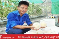Mô hình nhà màng công nghệ cao ở Hà Tĩnh cho thu nhập hàng trăm triệu đồng