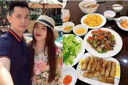 Hiếm lắm mới thấy Hằng Túi tự tay vào bếp, ông xã lập tức nịnh 1 câu ẩn ý khiến ai cũng hoang mang