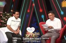 Chàng trai mang cả 'sớ' điều khoản tình yêu lên chương trình hẹn hò, khán giả tranh cãi không ngớt