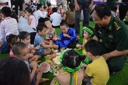 Ngày hội Trăng rằm các 'Con nuôi Đồn Biên phòng' của BĐBP Lào Cai