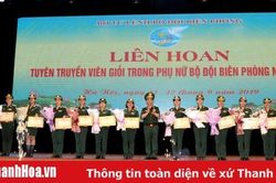 Hội Phụ nữ BĐBP tỉnh đạt giải xuất sắc trong Liên hoan tuyên truyền viên giỏi trong BĐBP năm 2019