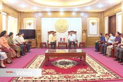 Chủ tịch UBND tỉnh Phạm Minh Huấn tiếp đoàn Đại sứ quán Thái Lan, Lào