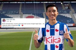 Đoàn Văn Hậu gây sốt, dùng tiếng Hà Lan chúc Heerenveen đấu Ajax thành công