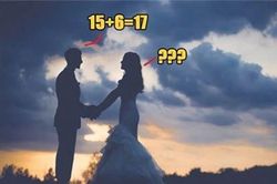 Chú rể trả lời '15+6=17', cô dâu quyết tâm hủy hôn ngay tại đám cưới