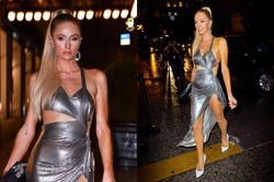 Paris Hilton than trời vì sự cố lộ nội y khi vừa bước xuống bữa tiệc của Kim Kardashian