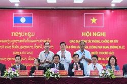 Tám tỉnh Việt - Lào phối hợp công tác phòng, chống ma túy