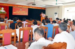 70 cán bộ hội nông dân được bồi dưỡng nghiệp vụ