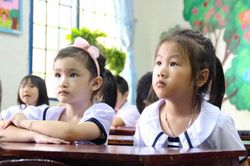 Những con chữ đầu tiên vào lớp 1