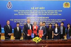 Việt Nam - New Zealand hợp tác đấu tranh phòng, chống tội phạm xuyên quốc gia