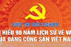 Hà Tĩnh giành 4 giải cuộc thi 'Tìm hiểu 90 năm lịch sử vẻ vang của Đảng Cộng sản Việt Nam'