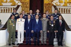 Thủ tướng tiếp các Trưởng đoàn dự Hội nghị Tư lệnh Cảnh sát các nước ASEAN