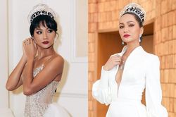 Hai bộ váy cực phẩm H'hen Niê 'chưng diện' tại vòng sơ khảo 2 miền Bắc Nam HHHV VN 2019
