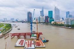 Khởi động lại cây cầu hơn 5.000 tỷ nối Thủ Thiêm với Phú Mỹ Hưng