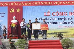 Áp dụng cơ chế đặc thù trong xây dựng nông thôn mới tại xã Hải Vĩnh