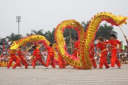 15 quận, huyện sẽ tham dự Liên hoan múa Rồng Hà Nội 2019