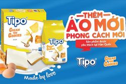Bánh trứng Tipo 'thêm áo mới cho những trải nghiệm mới'