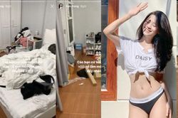 Hot girl Việt gây sốc với căn phòng bừa bộn như ổ chuột