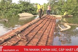 Sau mưa lũ, bảo vệ rừng ở Vườn Quốc gia Vũ Quang vẫn 'màn trời, chiếu đất'!