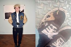 Mang tiếng là con của biểu tượng thời trang thế giới nhưng nhiều lần Brooklyn Beckham bị soi ăn mặc rách rưới, nhếch nhác