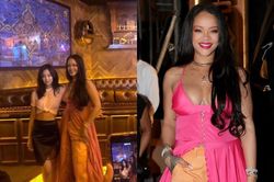 Jennie Black Pink sánh vai cùng Rihanna 'căng tràn' vòng 1 tại sự kiện mỹ phẩm khiến fan 'vỡ òa'