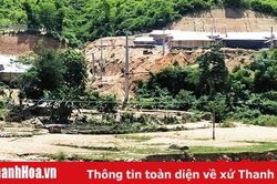 Hơn 10 ha trồng lúa nước của huyện Mường Lát bị thiệt hại do mưa lũ