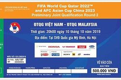 Hôm nay 19-9, bán vé trận Việt Nam - Malaysia