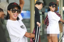 Mặc quần như đồ 'underwear' khi xuất hiện ở sân bay, rapper Jessi bị phản ứng dữ dội
