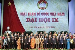 Khai mạc trọng thể Đại hội đại biểu toàn quốc Mặt trận Tổ quốc Việt Nam lần thứ IX