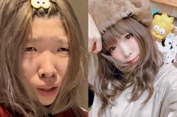Hot girl Nhật có gương mặt trước và sau trang điểm chẳng liên quan