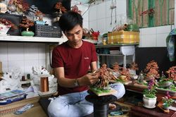 Khởi nghiệp từ 50 nghìn đồng, biến hóa dây đồng thành bonsai nghệ thuật
