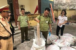 Lòng non thối, nầm lợn bốc mùi từ Trung Quốc tuồn về Việt Nam