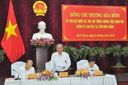 Bình Thuận phải tạo sức lan tỏa phát triển nhanh và bền vững