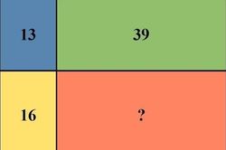 Bạn có giải được câu đố tính diện tích?