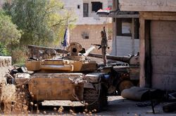 Quân đội Syria rầm rập đưa khí tài tới gần cao nguyên Golan