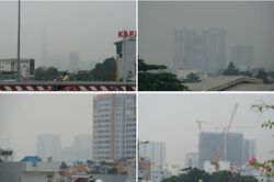 Sương mù ở Sài Gòn có thể do ô nhiễm không khí nặng