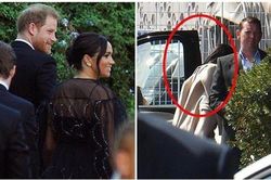 Meghan Markle vội vã quay về Anh, trở thành khách mời kém duyên nhất khi mặc đồ đen đi đám cưới, chiếm hết spotlight của cô dâu chú rể