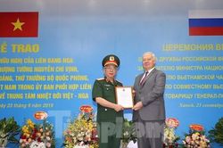Liên Bang Nga trao Huân chương cho Thượng tướng Nguyễn Chí Vịnh