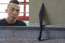 Bắt đối tượng vác dao xông vào nhà chém người gây thương tích