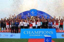 Hồng Lĩnh Hà Tĩnh đăng quang Giải hạng Nhất LS Cup 2019