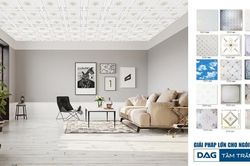 Tấm trần thả PVC của DAG - Giải pháp chống cháy an toàn, hiệu quả