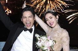 Quách Bích Đình và Hướng Tả ôm eo tình tứ trên đường phố