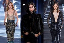 Con gái Cindy Crawford cùng dàn mẫu không nội y diễn thời trang