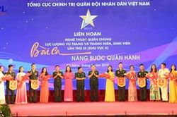 500 diễn viên tham gia Liên hoan nghệ thuật 'Bài ca nâng bước quân hành'