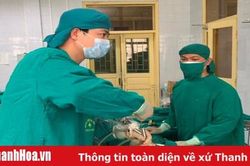 Bệnh viện Đa khoa tỉnh Thanh Hóa tiến hành ca mổ nội soi đầu tiên chữa thoát vị đĩa đệm cột sống thắt lưng