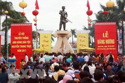 Dâng hương tưởng niệm Anh hùng dân tộc Nguyễn Trung Trực