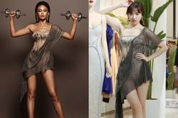 Dù chân không dài tít tắp nhưng Hari Won vẫn chẳng hề kém cạnh khi đụng hàng Mâu Thủy